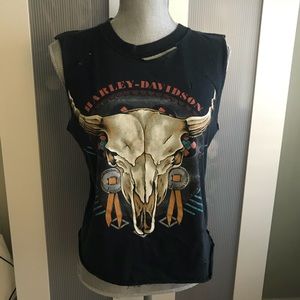 Vintage Harley Davidson top